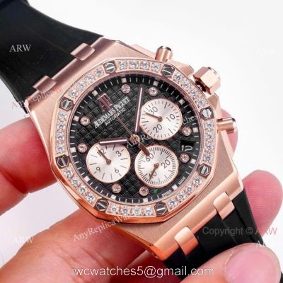 Audemars Piguet Royal Oak Offshore Watches Rose Gold Diamond 1