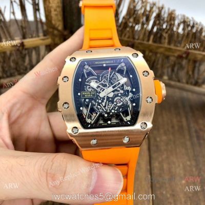Best Quality Richard Mille rm 35-02 Rafael Nadal Copy Watches Rose Gold 1