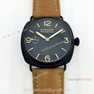 Copy Panerai Radiomir PAM00504 Black Case Watch P3000 Movement 1