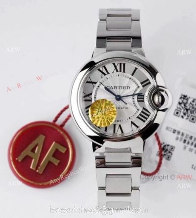 (AF) Ballon Bleu Cartier Replica Watch 33mm Stainless Steel Case 1