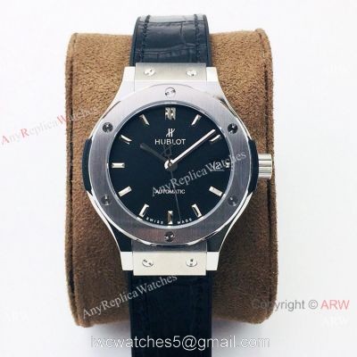 AAA Swiss Replica Hublot Classic Fusion Women Watches Swiss 2892 Black Dial 1