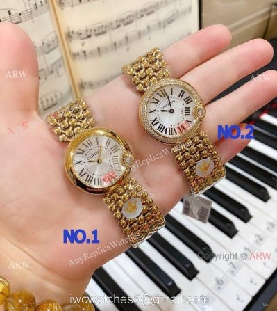 New Cartier Ballon Blanc de Yellow Gold Lady Watches 1