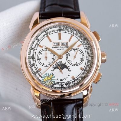 Swiss Clone Patek Philippe Grand Complications Perpetual Calendar Watch Rose Gold 1