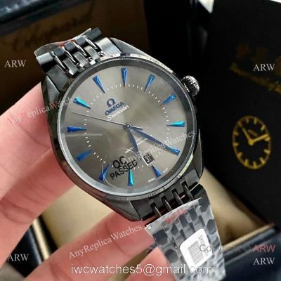 New Style Replica Omega Seamaster UAE Edition Black and Gray Watch 1
