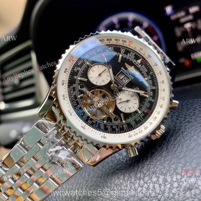 Copy Breitling Navitimer Tourbillon Black Dial Men Watch For Sale 1
