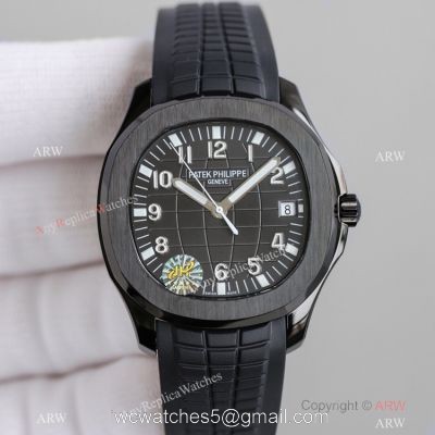 Swiss Knockoff Patek Philippe Aquanaut Watch 324 S C Watch All Black 40mm 1