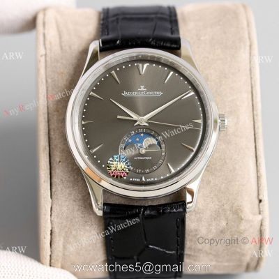 Grade 1A Jaeger-LeCoultre Master Ultra Thin Moonphase Watch Rhodium Dial 1