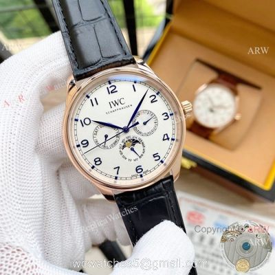2020 New! IWC Portugieser Perpetual Calendar Watches Rose Gold 1