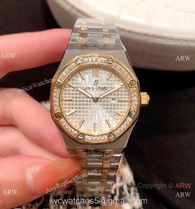 Copy Audemars Piguet Royal Oak Lady 33mm Watches Two Tone 1