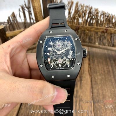 Swiss Quality Copy Richard Mille RM17-01 Black Ceramic Watches 1