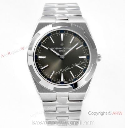 Grade 1A Vacheron Constantin Overseas Ultra-thin Replica Watch Rhodium Face Stainless Steel 1