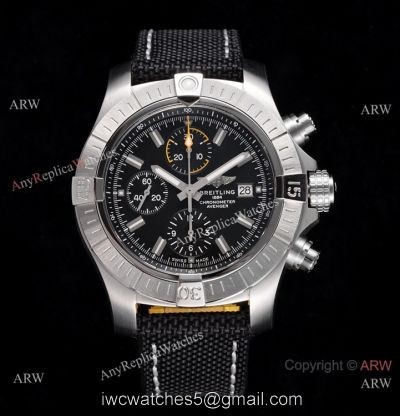 Swiss Grade Breitling Avenger Black Dial Watch Swiss 7750 Movement 1
