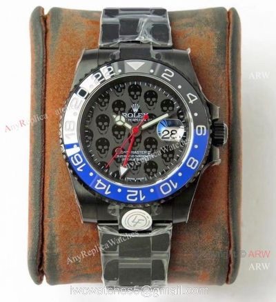 2021 NEW! Swiss Best 1-1 Rolex GMT Master II REVENGE Matte Black 904L Watch Swiss 3285 Movement 1