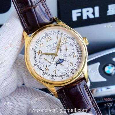 Swiss Grade Replica Patek Philippe Base 1000 Yellow Gold Watches 1