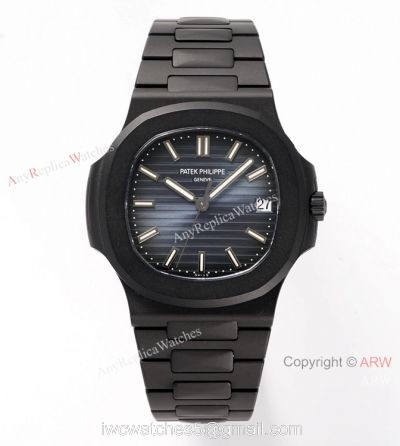 PPF Factory V4 1:1 Best Edition Patek Philippe Nautilus Copy Watch Blue Dial DCL Case 1