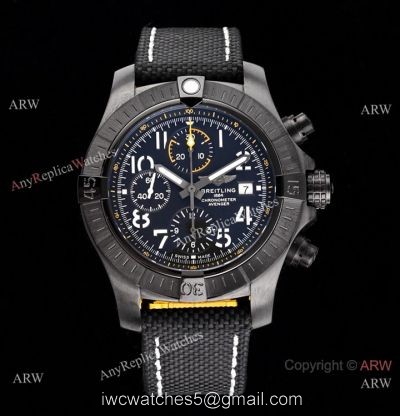 Swiss Grade Clone Breitling Super Avenger II 7750 Watch All Black 1