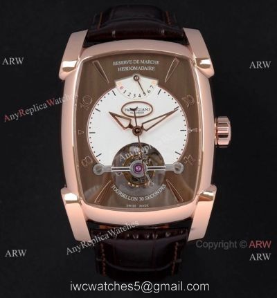 AAA Swiss Replica Parmigiani Fleurier Kalpagraphe Watch Rose Gold Tourbillon Dial 1