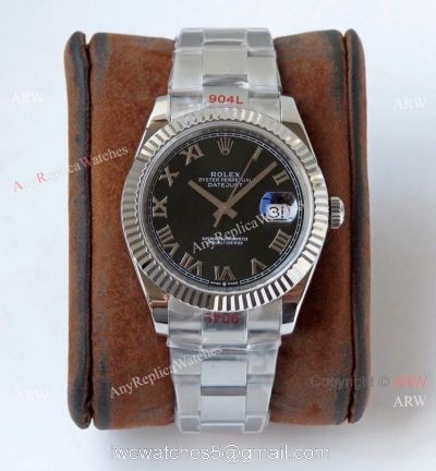 VR Factory Rolex Datejust II Replica Watch Stainless Steel Black Roman Dial 1