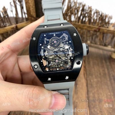 Best Replica Richard Mille RM038 Men Watches Black Steel 1