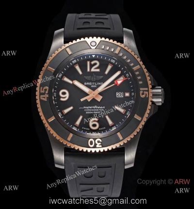 2020 New! Swiss Grade Copy Breitling Superocean Automatic Watch 2-Tone Rose Gold 1