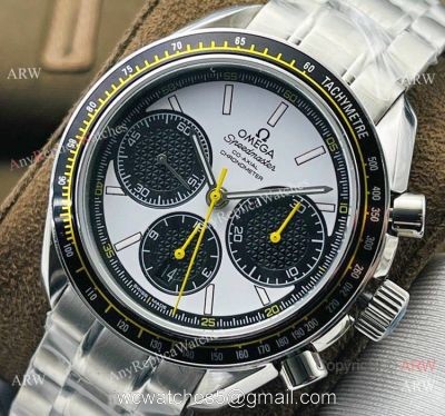 TW Factory Omega Speedmaster 7750 Watch Replica Stainless Steel Panda Face 1