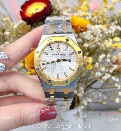 Best Copy Audemars Piguet Royal Oak Two Tone Watch 33mm Women 1