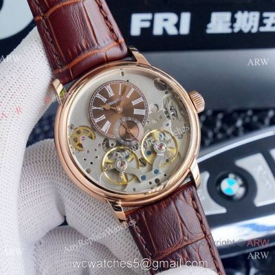 Replica Audemars Piguet Royal Millenary Rose Gold Skeleton Watches 1