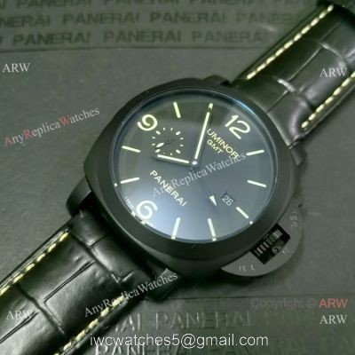 Best Replica Panerai Luminor GMT PAM00320 Watch Green markers 1