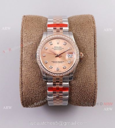 (TW) 1:1 Best Replica Rolex Oyster Perpetual Datejust 31MM Watch Rose Gold 1