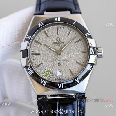 AAA Grade Swiss Replica Omega Constellation Gents 8800 Watch Gray Face 2020 New 1