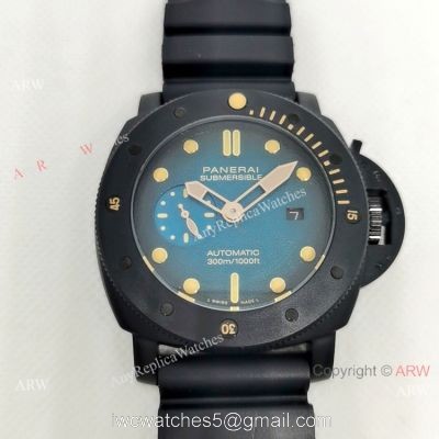 Replica Panerai Luminor Submersible 300m Blue and Black Watch 1
