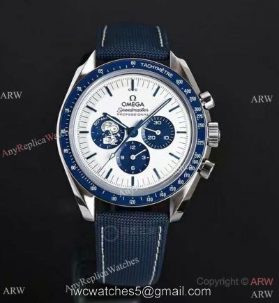 2021 Replica Omega Snoopy 50th Anniversary Watch 44.5mm Blue Bezel 1