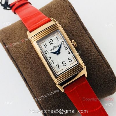 Swiss Copy Jaeger-LeCoultre Reverso One Ladies Watch Rose Gold Sapphire Glass 1