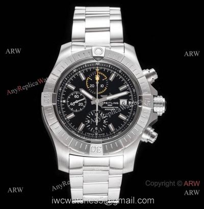Swiss Copy Breitling Super Avenger II 7750 Stainless steel Watch New! 1