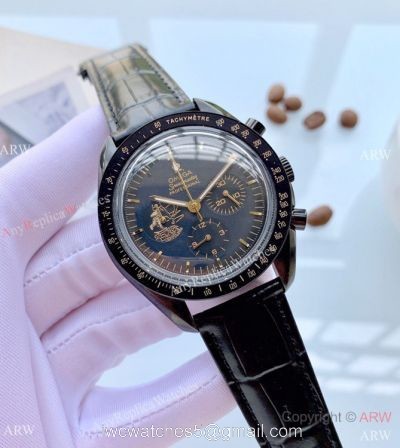 Buy Replica Omega Apollo 11 Men Watch Black Case 42mm 1
