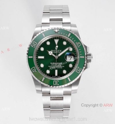 Super Clone Rolex Submariner Hulk Green Ceramic Watch 1:1 VR Factory Swiss 3135 904L Steel 1