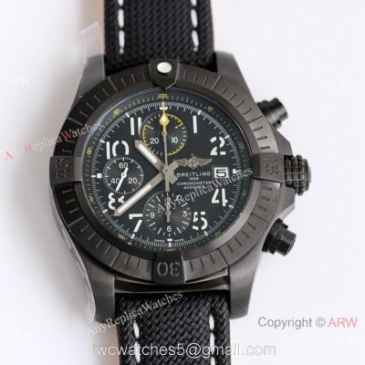 (GF) New Breitling Avenger Chronograph 45 Night Mission DLC Titanium Watch Asia 7750 Replica 1