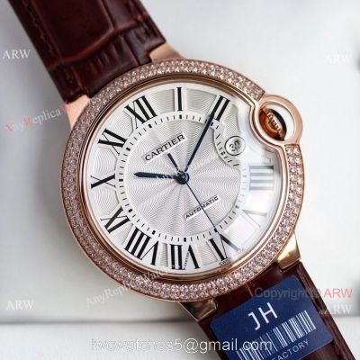 Swiss Grade Copy Cartier Ballon Bleu Watch Rose Gold 42mm XL 1