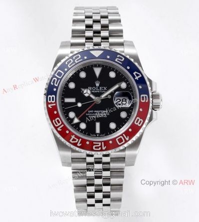 VR Factory V2 Version Swiss Rolex GMT-Master II 3285 Watch Pepsi Ceramic Bezel ref 126710 1
