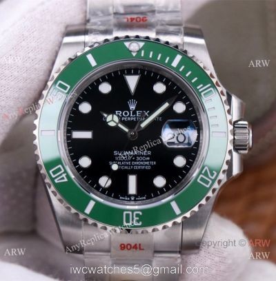 New Arrival! Rolex Submariner 41MM Green Blue Watch EW Factory 3235 Movement 1