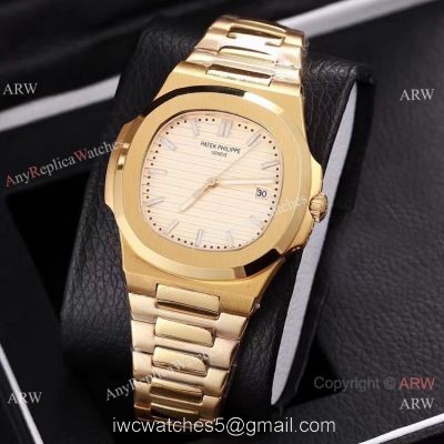 Knockoff Patek Philippe Nautilus All Gold Watches 40m 1