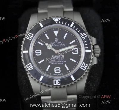 AAA Swiss ETA2824 Rolex Blaken Submariner No Date Knockoff Watches For Men 1