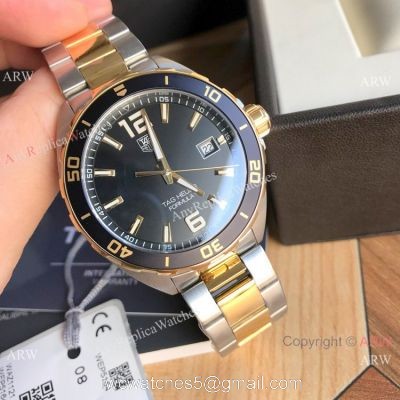 Swiss Replica TAG Heuer Formula One Watch Two Tone Black Dial 1