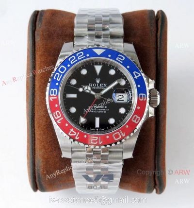 Super Clone Rolex GMT-Master II 126710blro VR 3186 Watch Pepsi Bezel 1