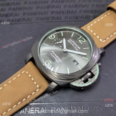 2020 New Panerai Luminor Marina 70th PAM1119 Watch Brown Leather Strap 1
