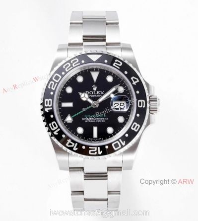 VR-Factory V2 Version 1-1 Best Copy Rolex GMT-Master II Watch 40mm Black Ceramic Bezel 1