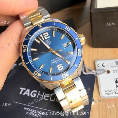 Swiss Replica TAG Heuer Formula One Watch Two Tone Blue Face 1