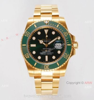 NEW! Rolex Submariner Watchvice 18k Yellow Gold Watch VR MAX Version 1:1 Best Edition 1