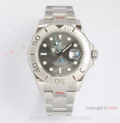 EW Factory Rolex Yacht-Master 40mm 126622 Watch EW/Swiss 3235/904L Stainless Steel Dark Rhodium 1