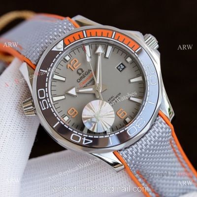 Best Quality Omega Seamaster Planet Ocean Automatic Watches Gray Face 1